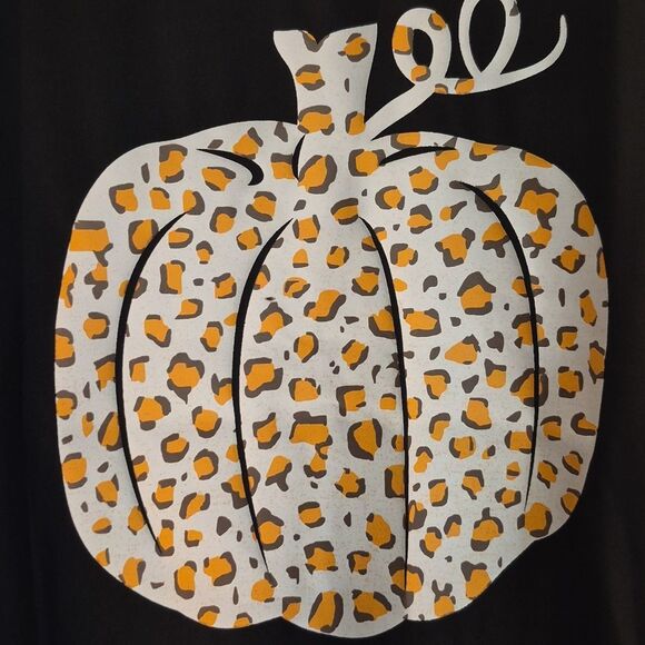💲1️⃣0️⃣ Bundled Pumpkin T-Shirt Fall Casual Novelty Thanksgiving Halloween Sz 2 - Picture 7 of 7